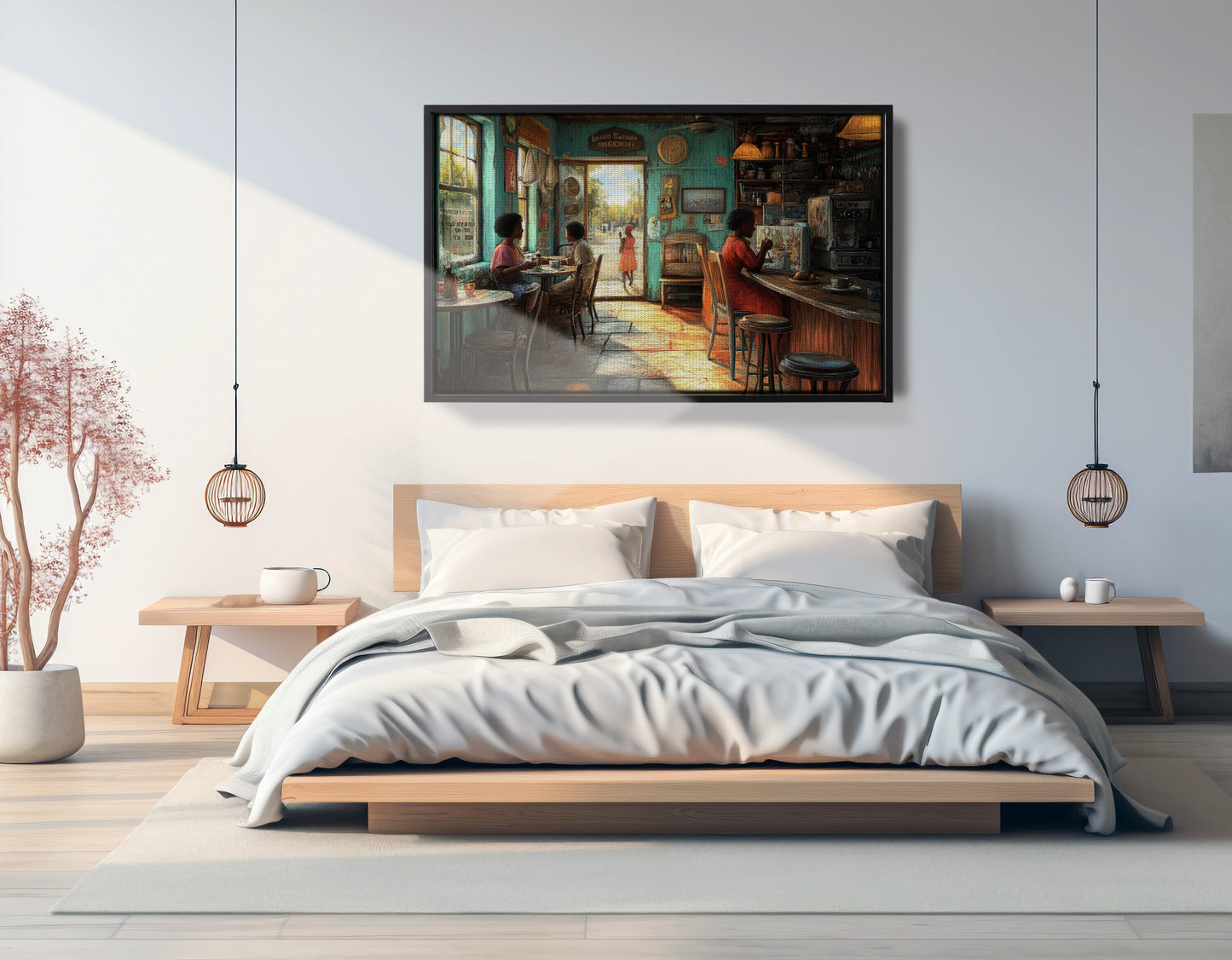 Cozy Black Kitchen Dining Room Black kitchen wall art view 27