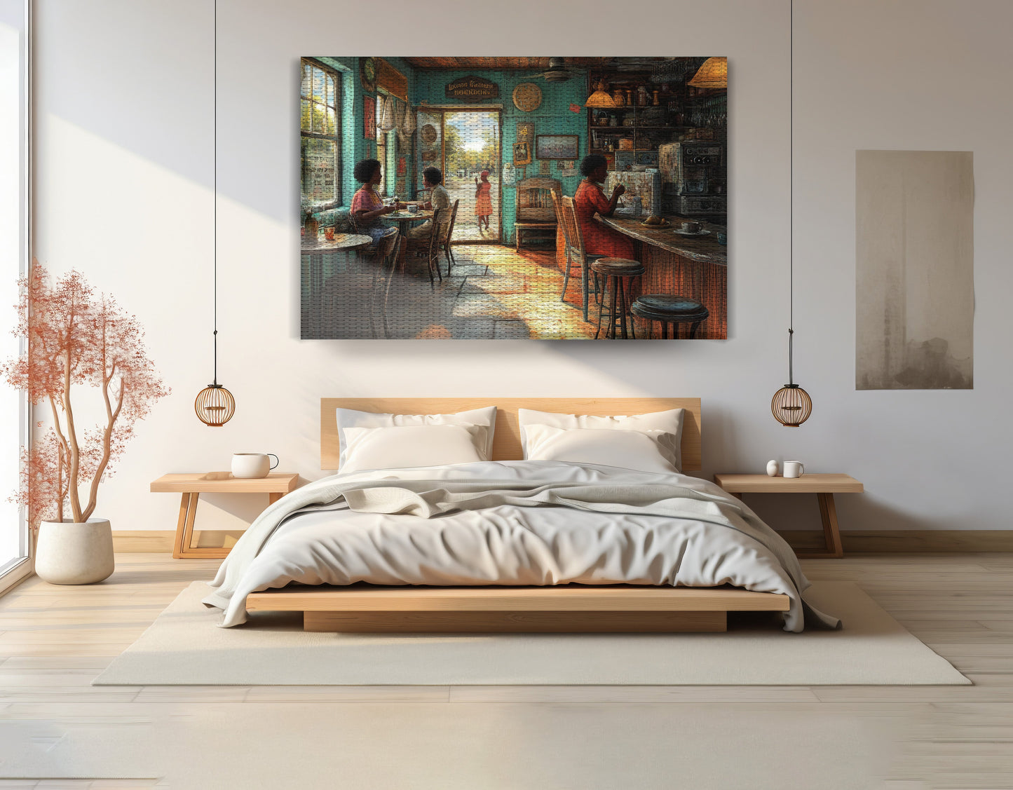 Cozy Black Kitchen Dining Room Black kitchen wall art view 15