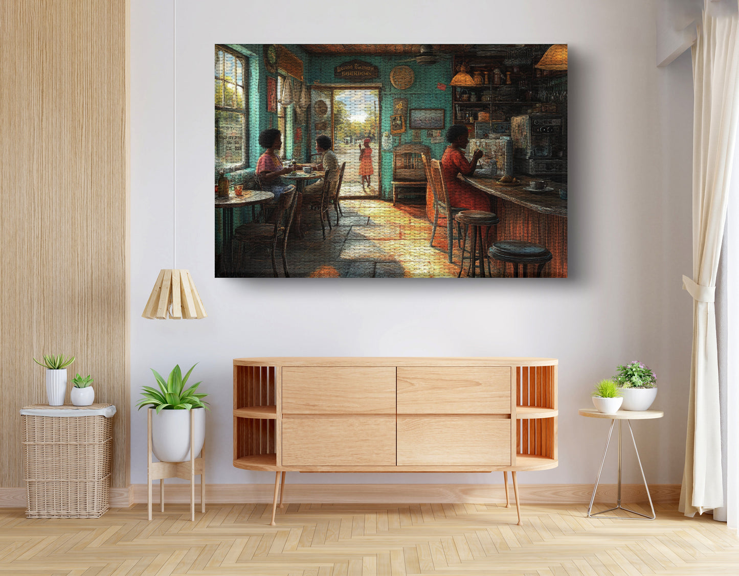 Cozy Black Kitchen Dining Room Black kitchen wall art view 14