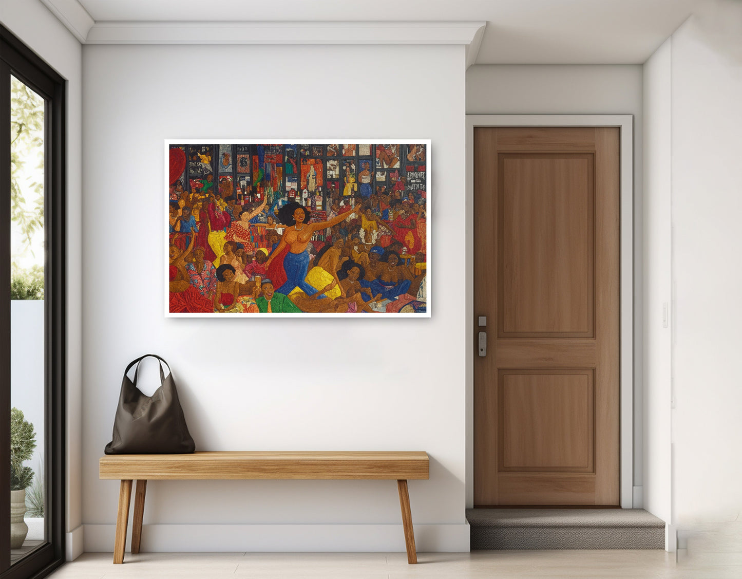 Black Joy Dance Party Black culture wall art home decor view