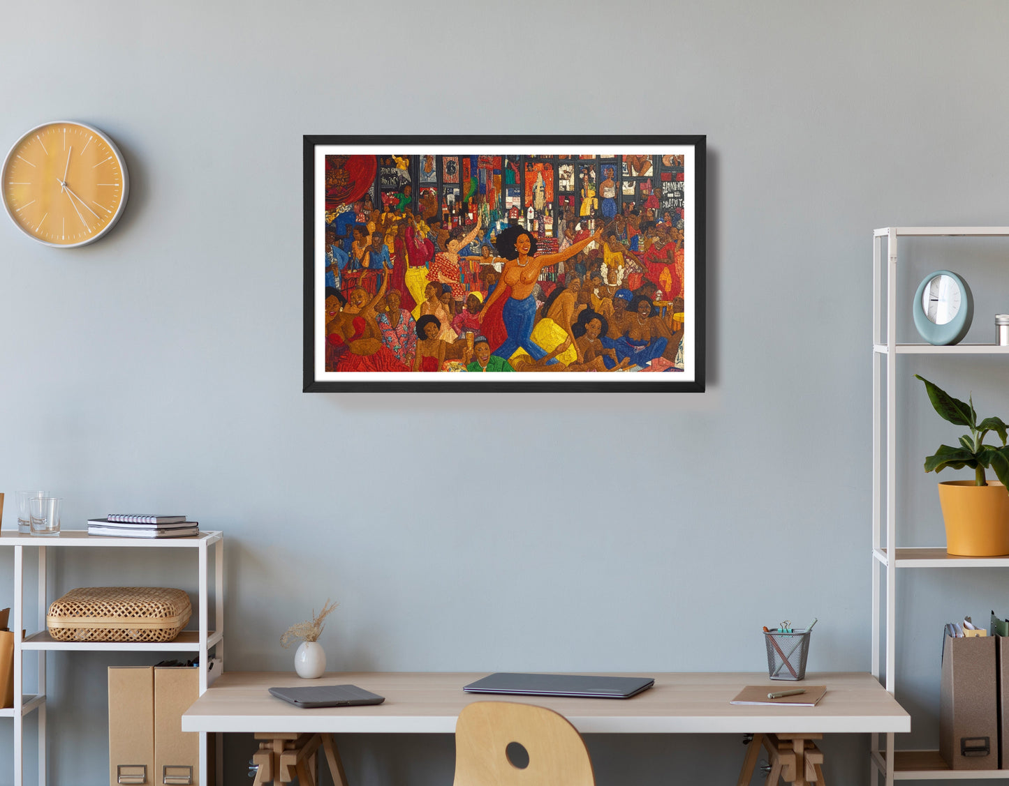 Black Joy Dance Party Black culture wall art view 72