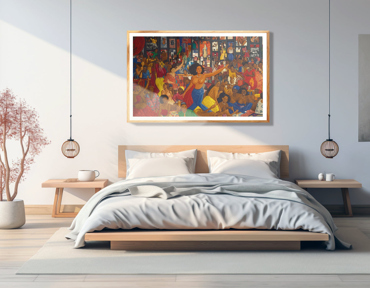 Black Joy Dance Party Black culture wall art view 75