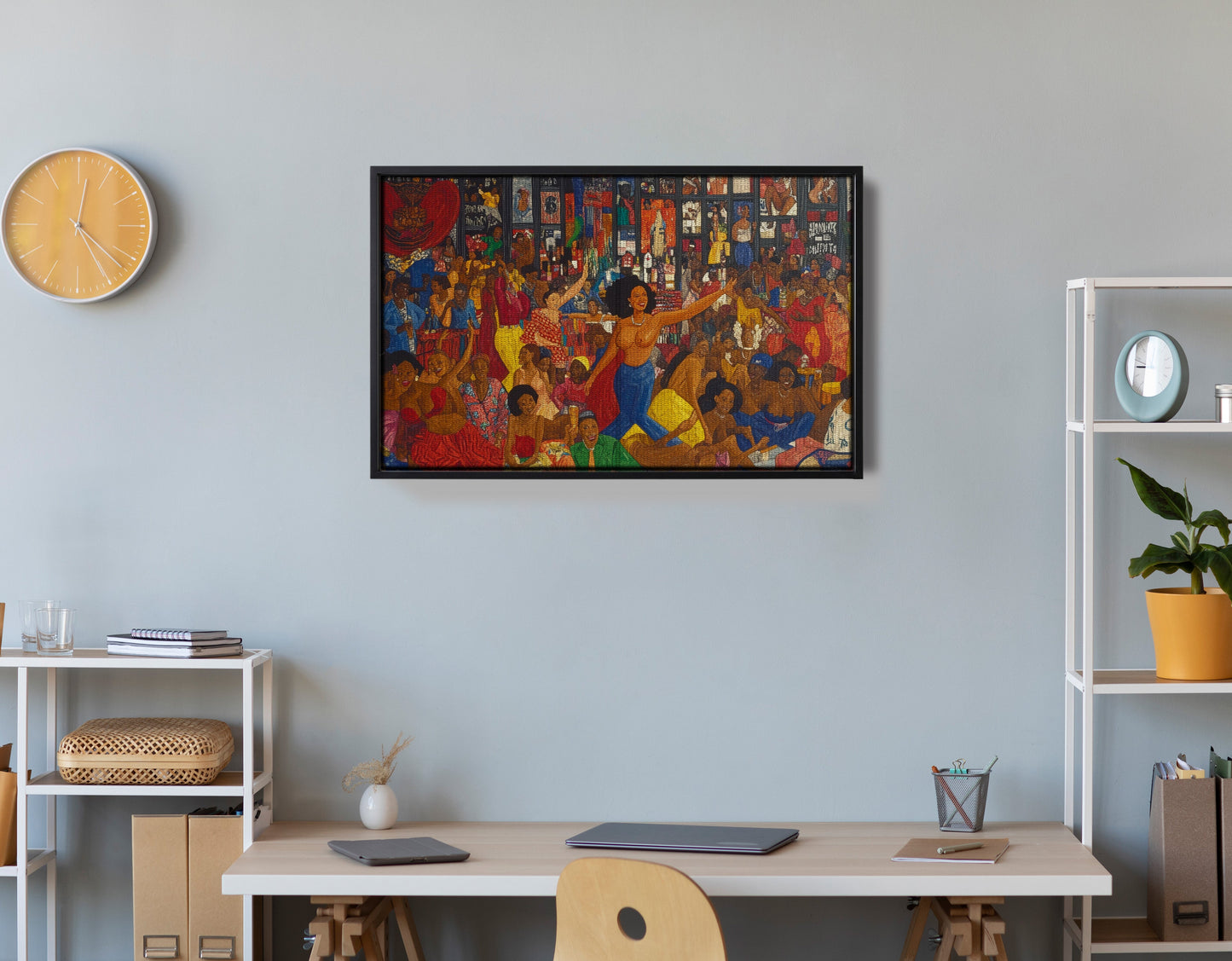 Black Joy Dance Party Black culture wall art view 30