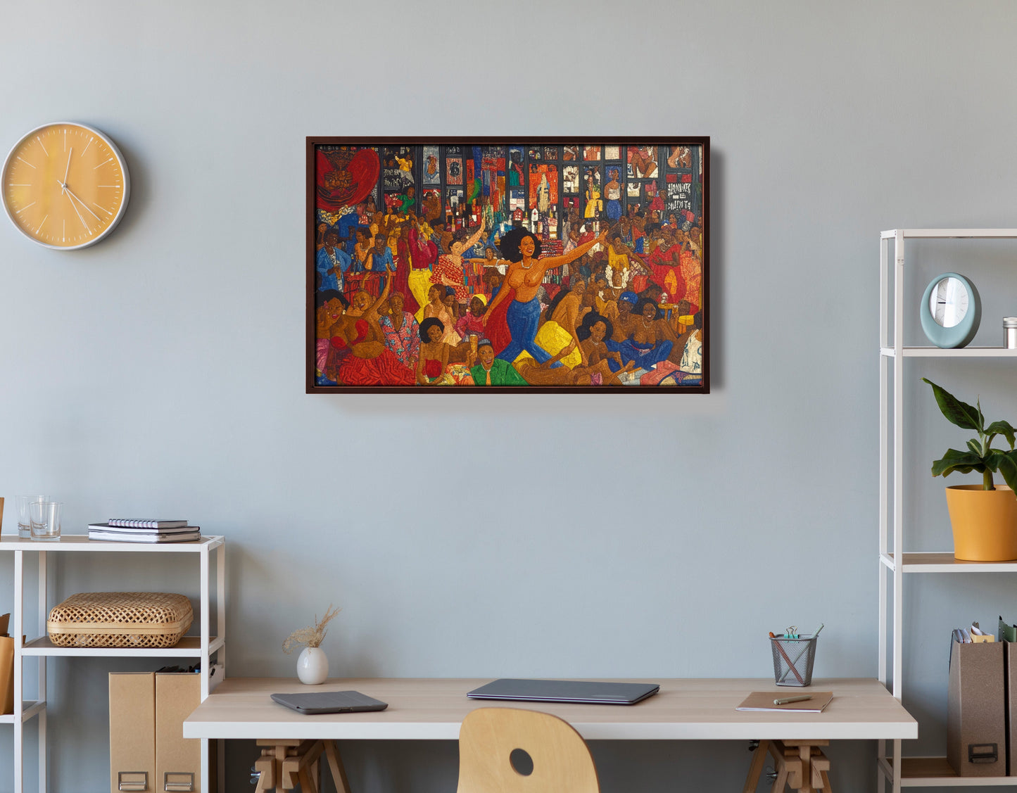 Black Joy Dance Party Black culture wall art view 36