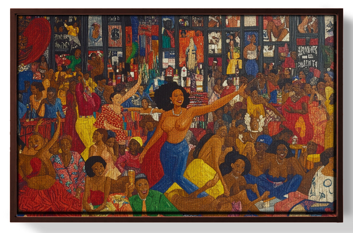 Black Joy Dance Party Black culture wall art view 31