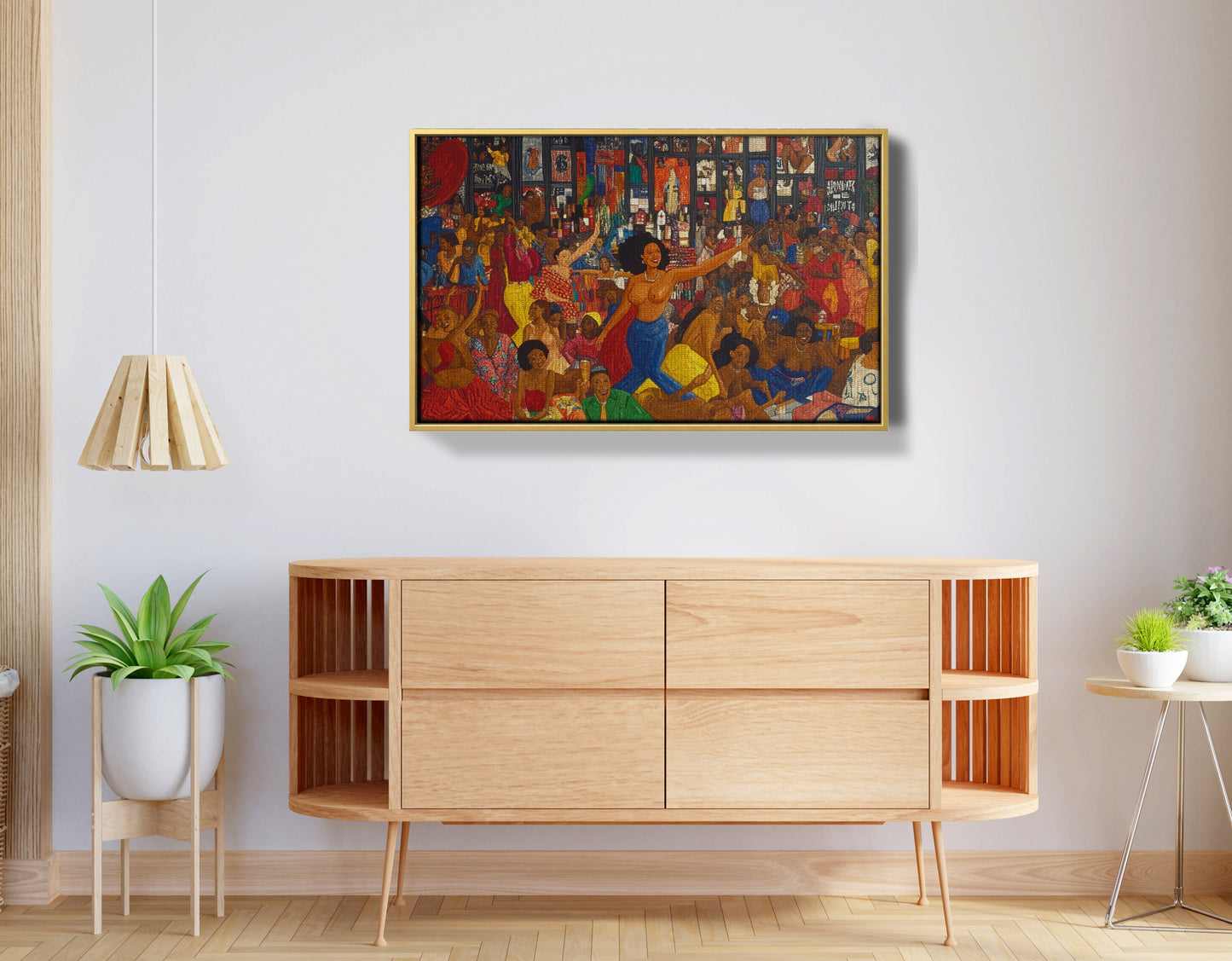 Black Joy Dance Party Black culture wall art view 38