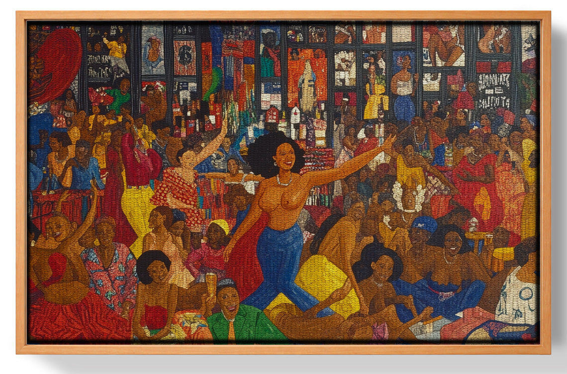 Black Joy Dance Party Black culture wall art view 43