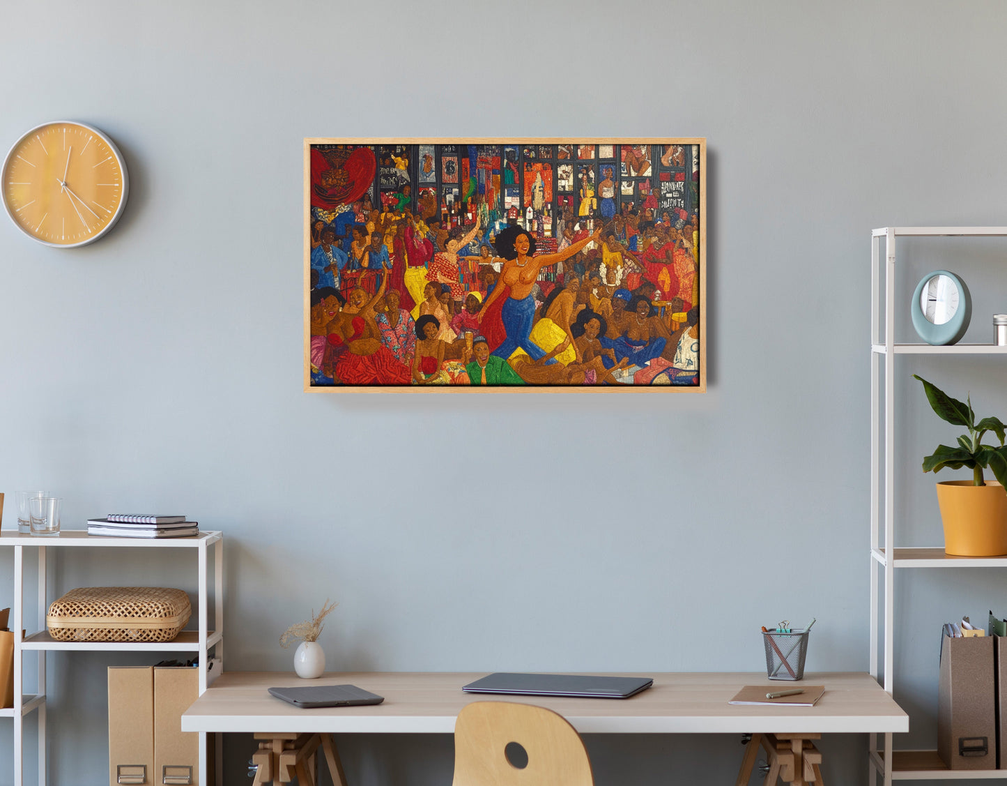 Black Joy Dance Party Black culture wall art view 54
