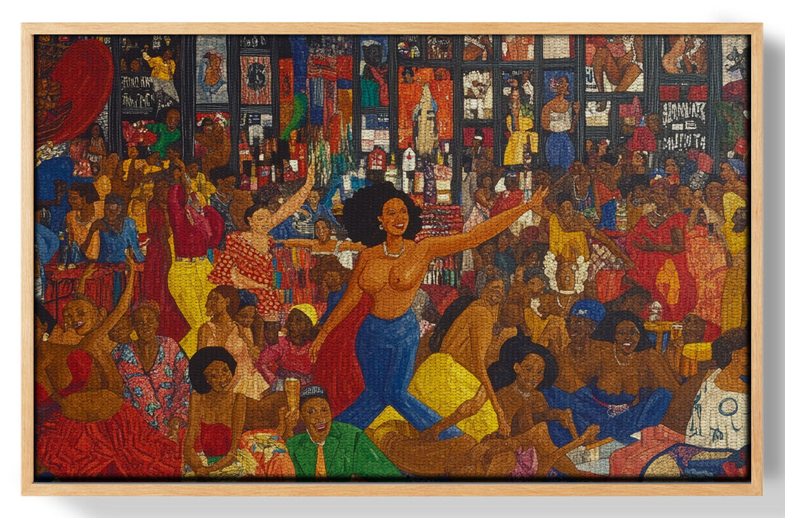 Black Joy Dance Party Black culture wall art view 49
