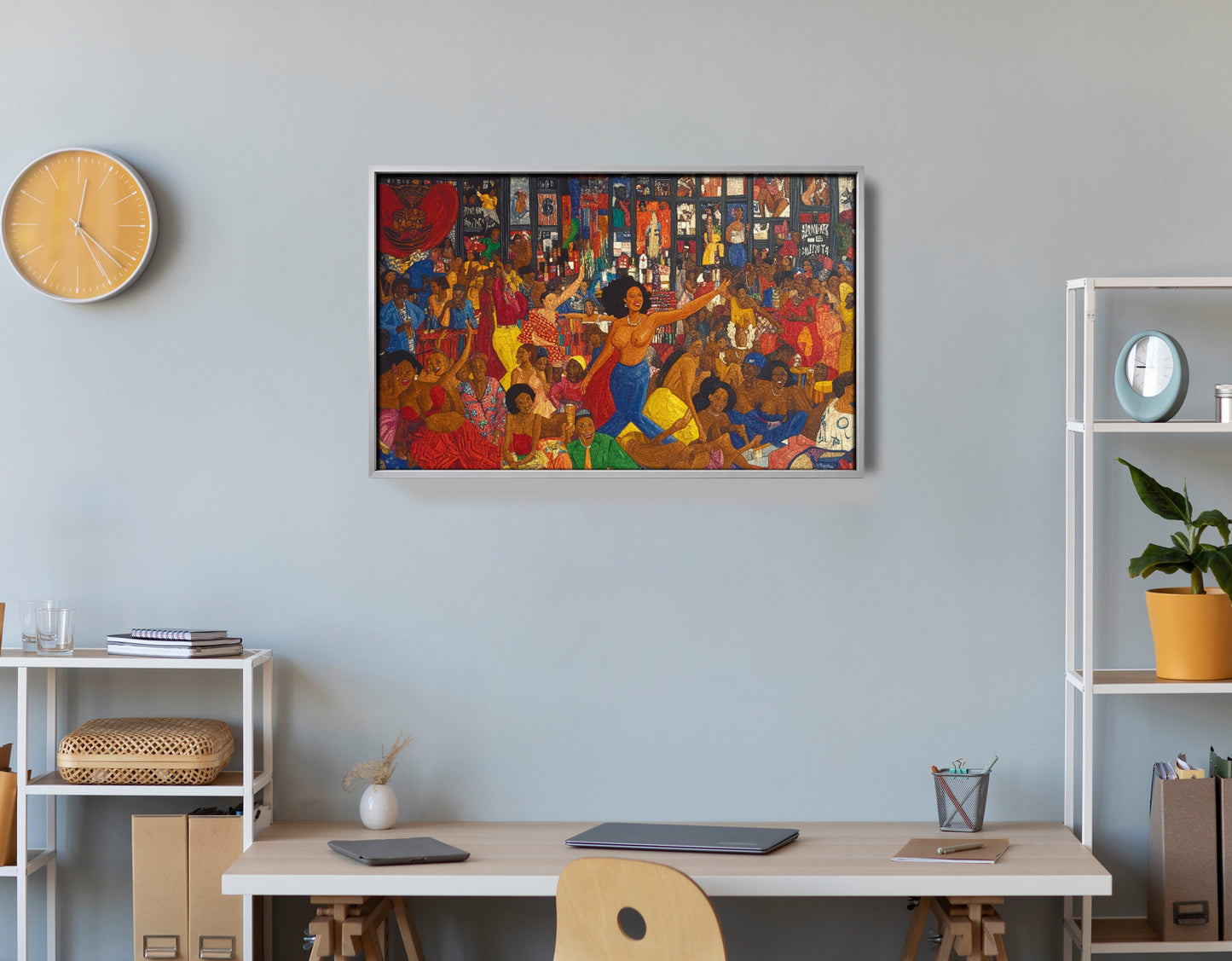 Black Joy Dance Party Black culture wall art view 60