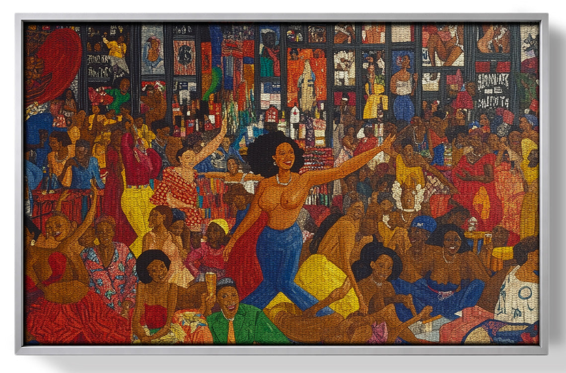 Black Joy Dance Party Black culture wall art view 55
