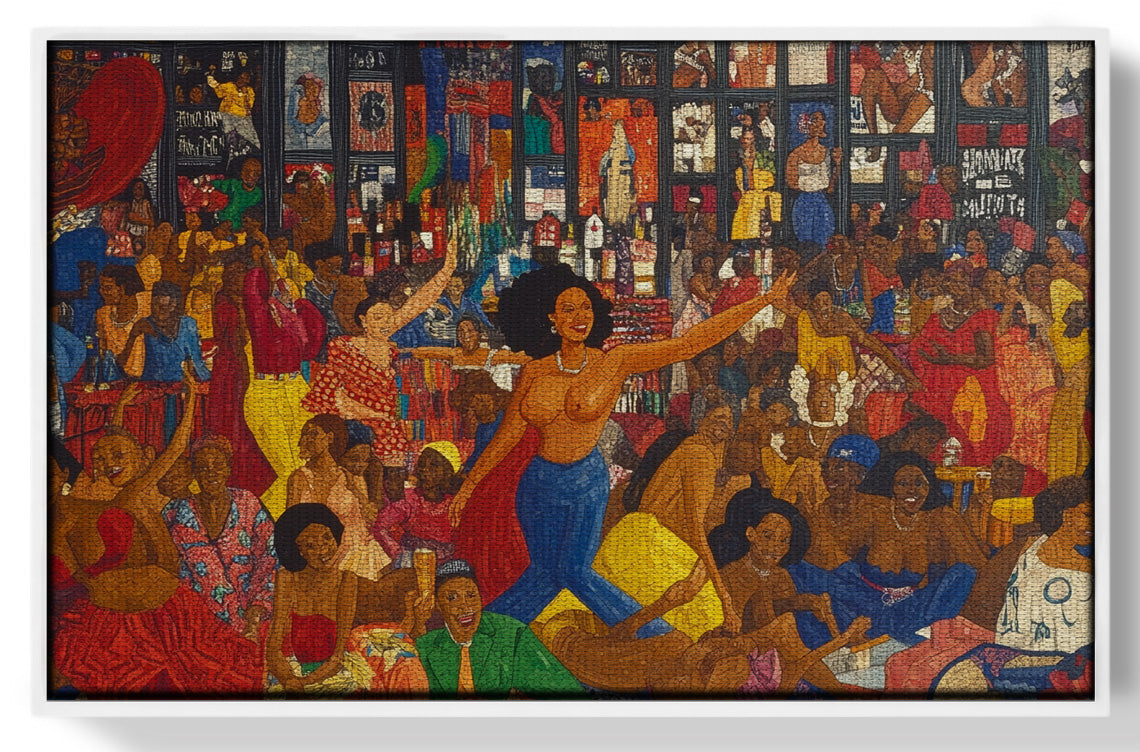 Black Joy Dance Party Black culture wall art view 61