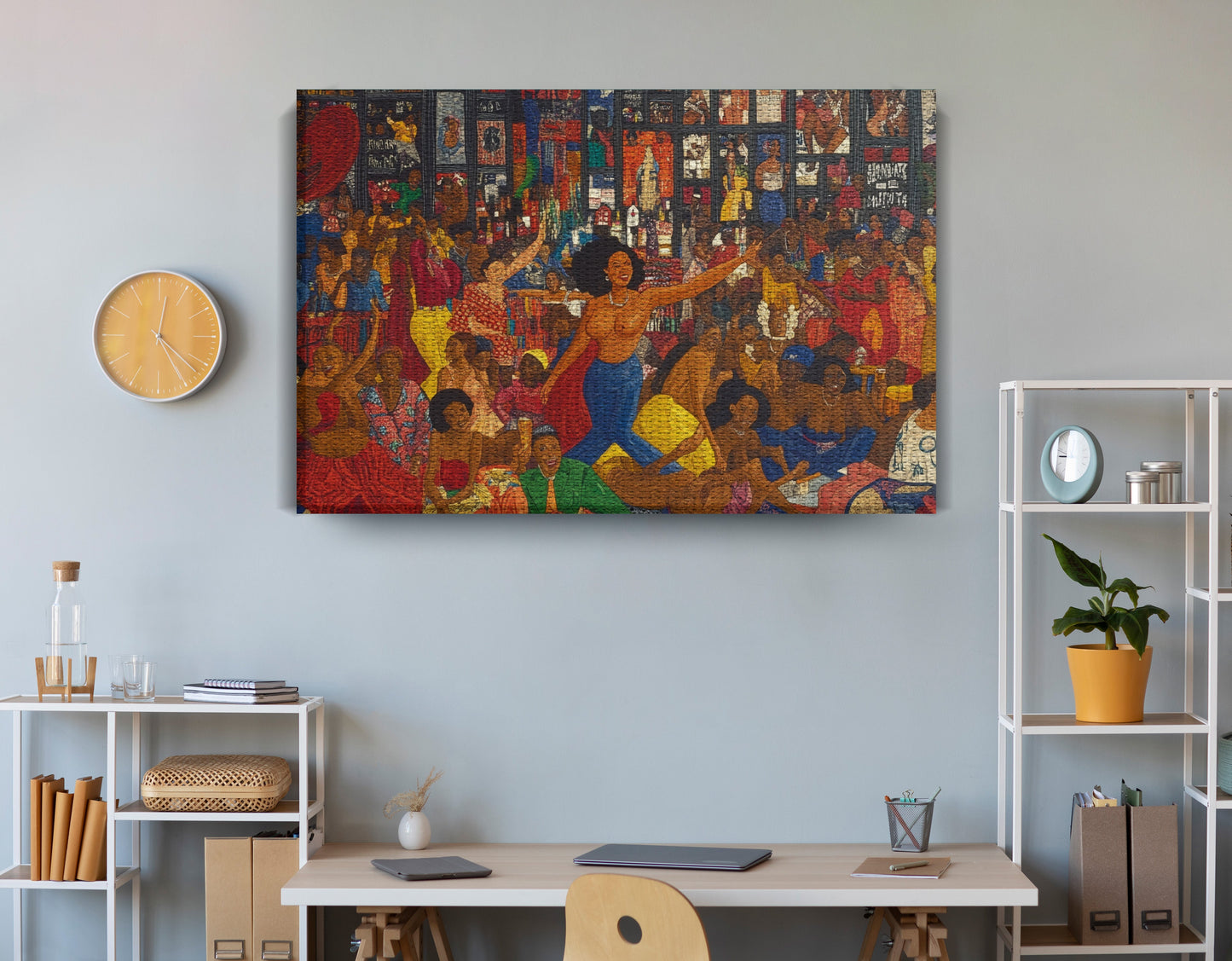 Black Joy Dance Party Black culture wall art view 18