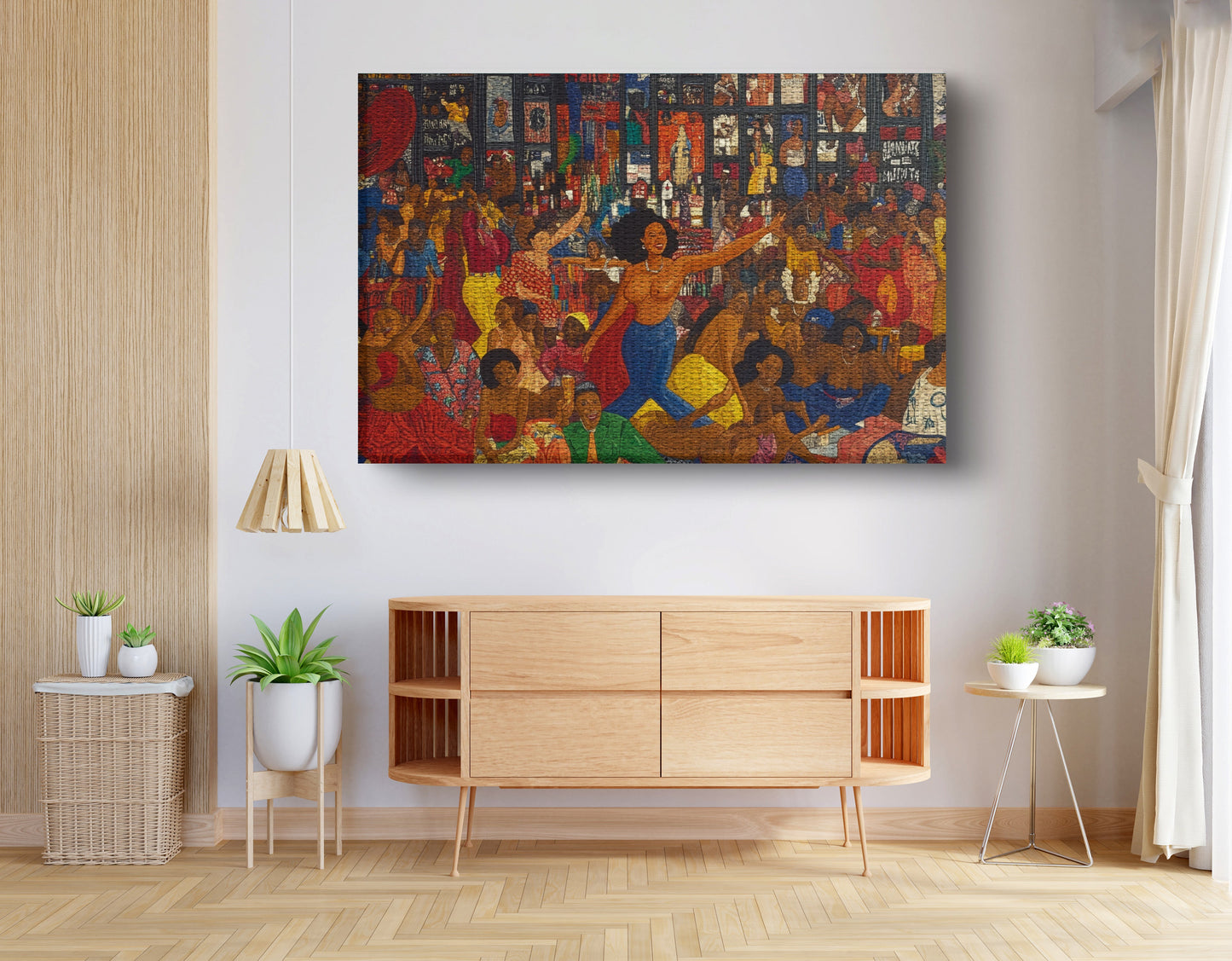 Black Joy Dance Party Black culture wall art view 14