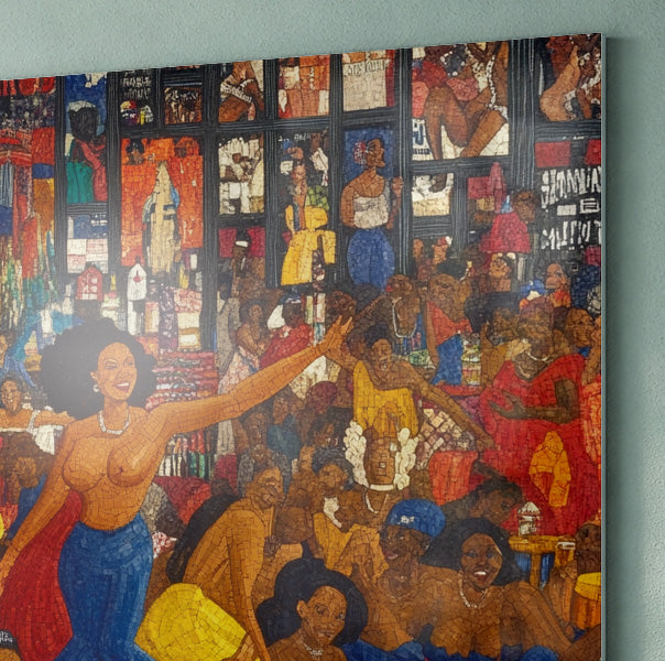Black Joy Dance Party Black culture wall art view 22