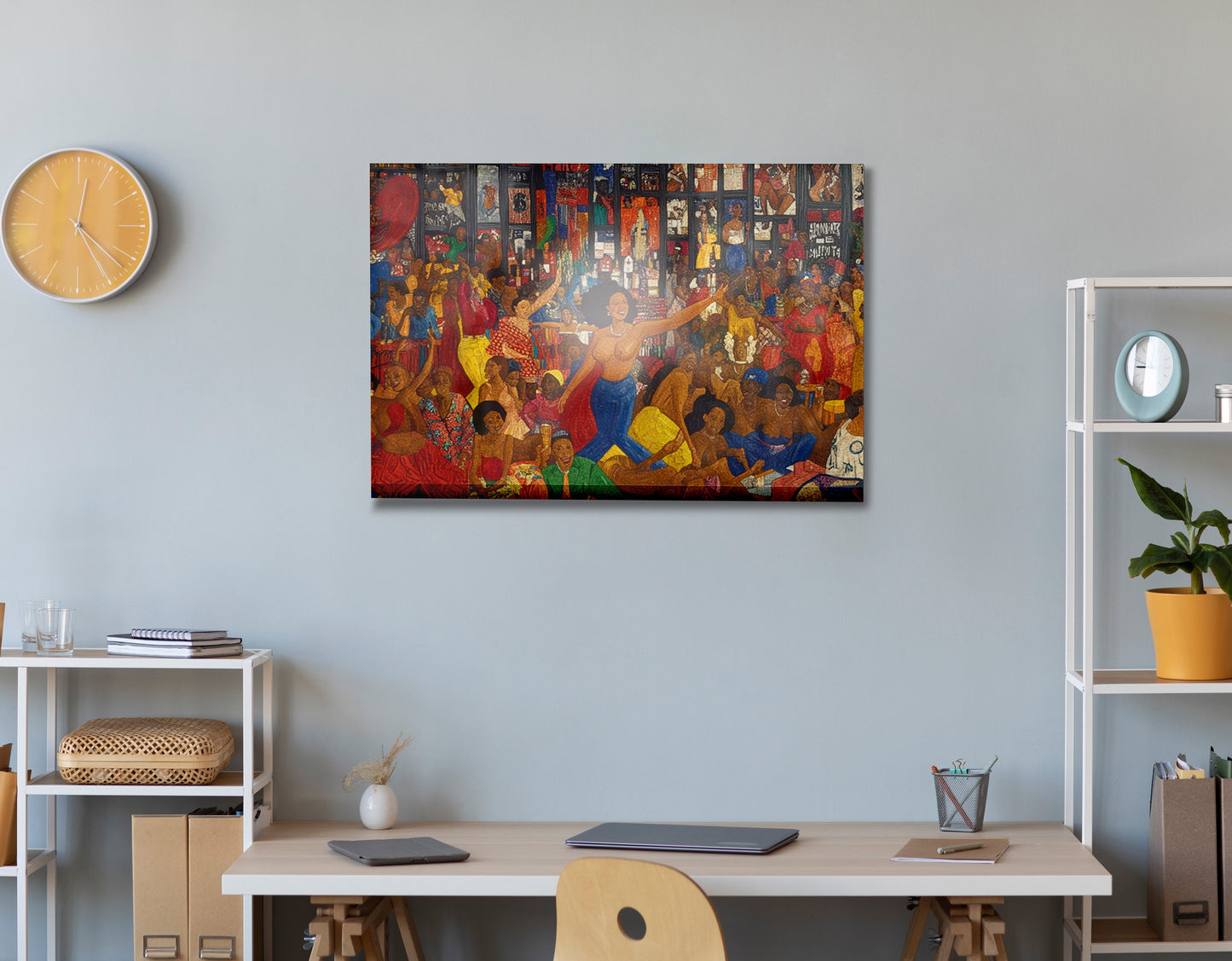 Black Joy Dance Party Black culture wall art view 24