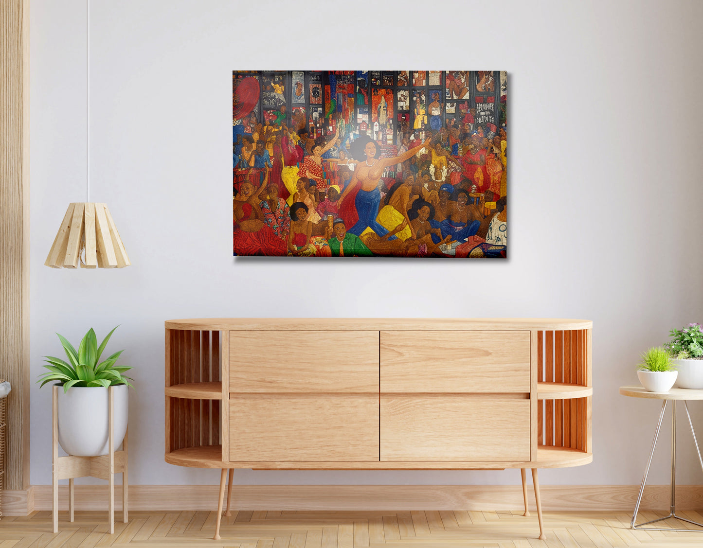 Black Joy Dance Party Black culture wall art view 20