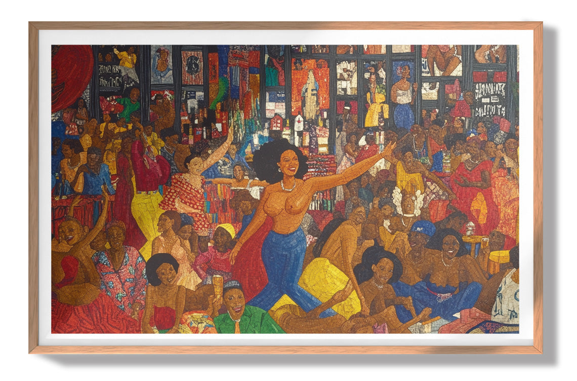 Black Joy Dance Party Black culture wall art view 79