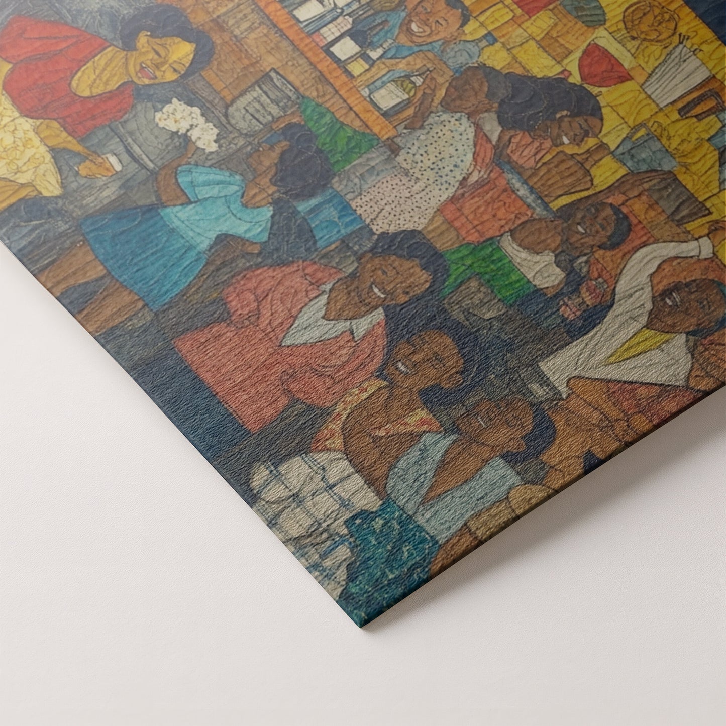 Black Community Bar Scene Black culture wall art artwork by MoomZee Artwork
