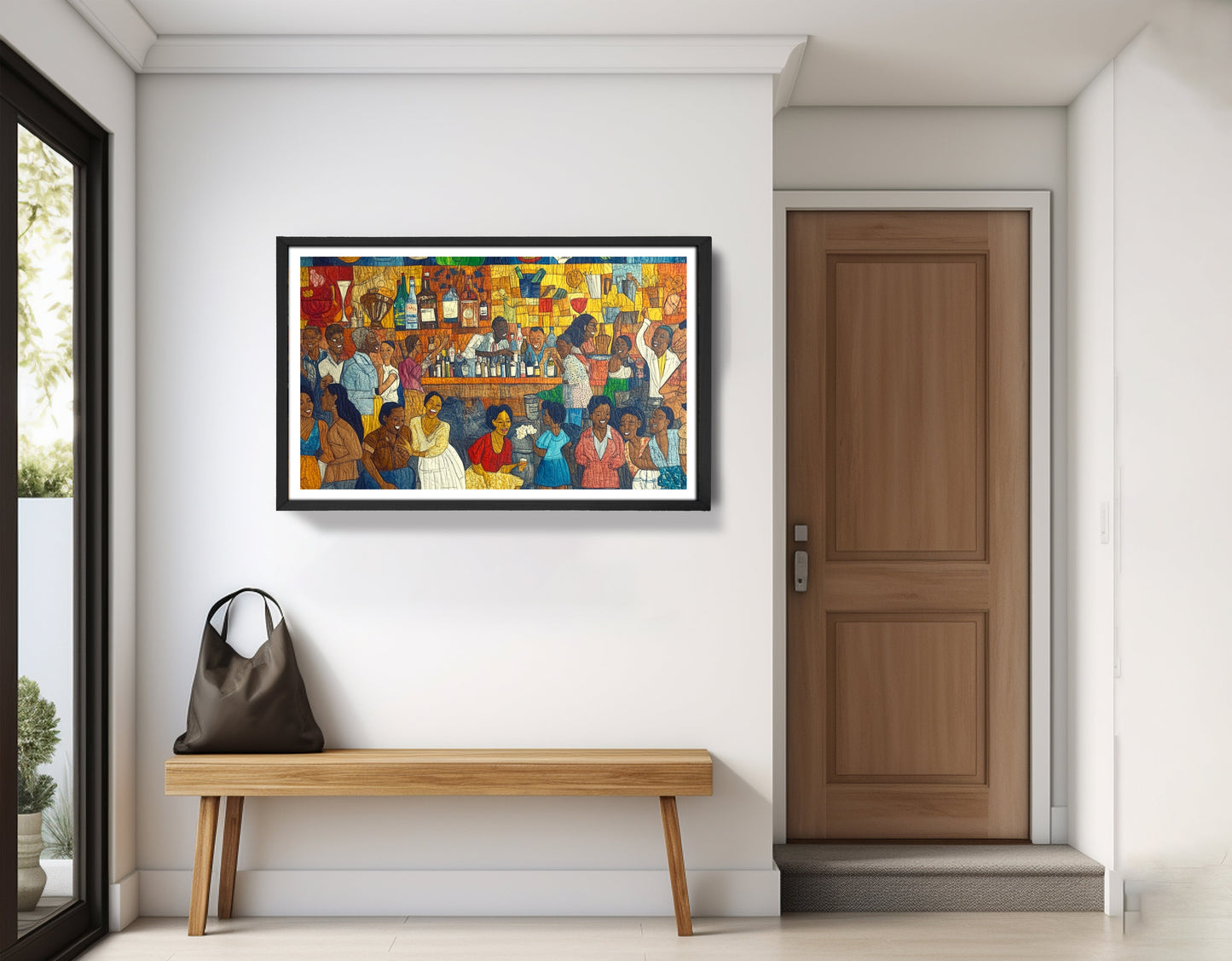 Black Community Bar Scene Black culture wall art view 71