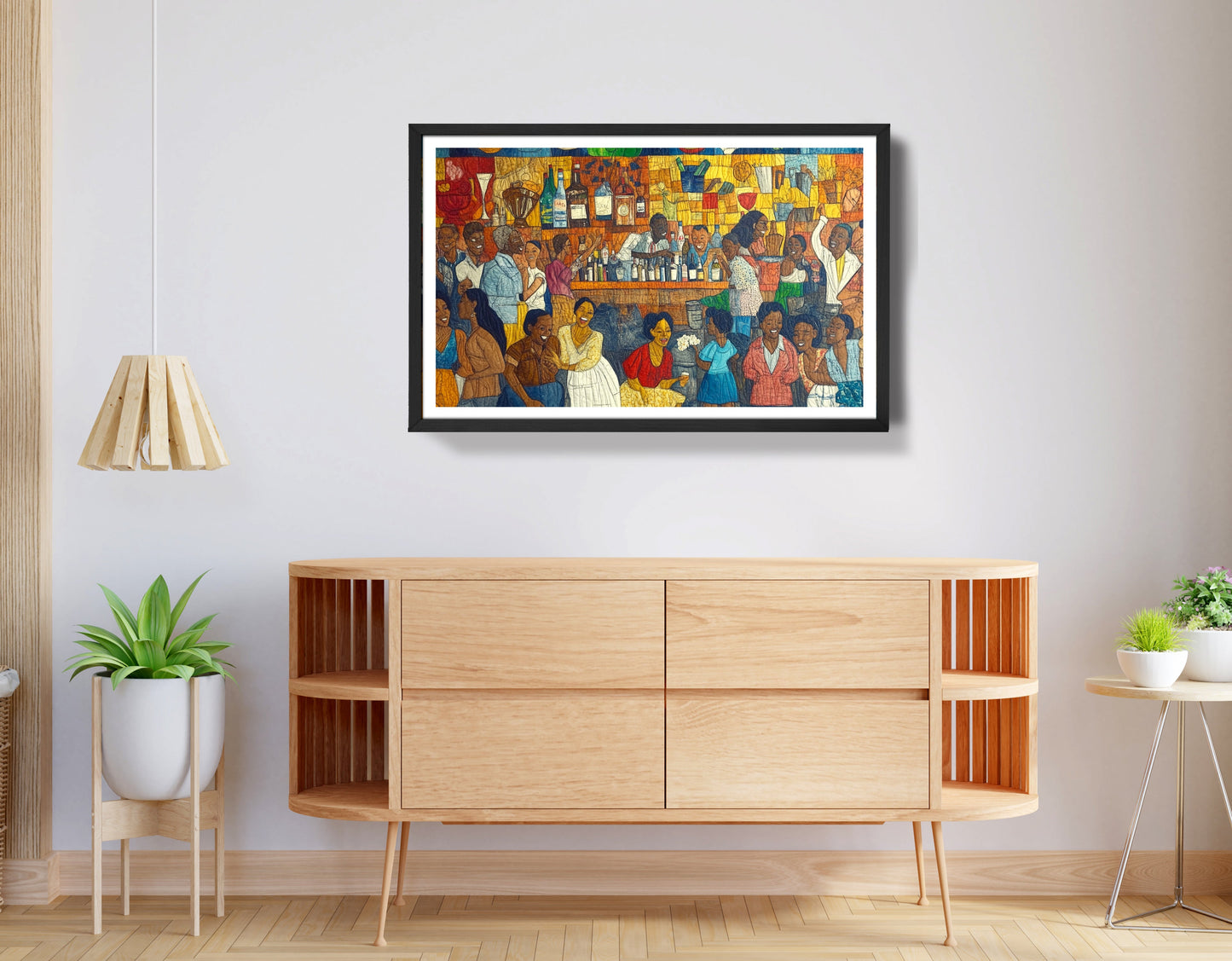 Black Community Bar Scene Black culture wall art view 68