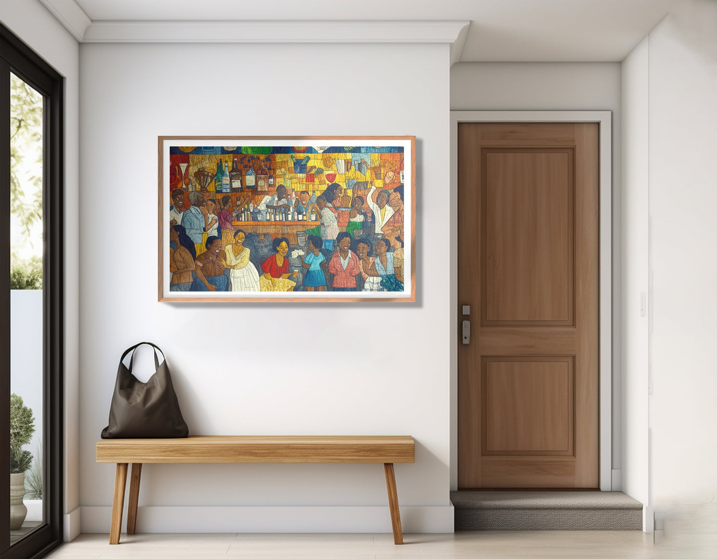 Black Community Bar Scene Black culture wall art view 83
