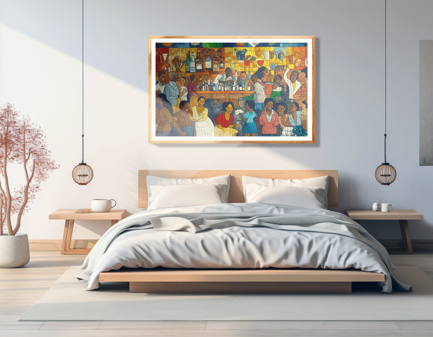Black Community Bar Scene Black culture wall art view 75
