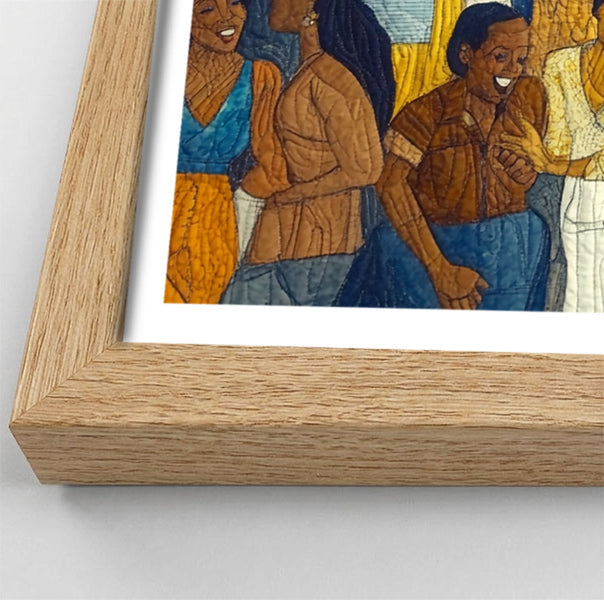 Black Community Bar Scene Black culture wall art view 76