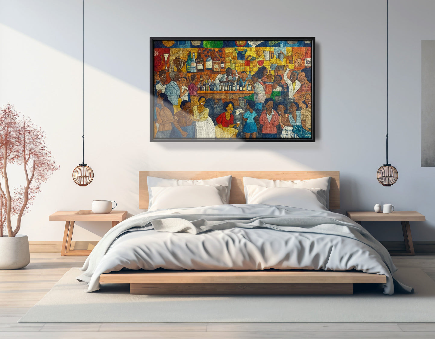 Black Community Bar Scene Black culture wall art view 27