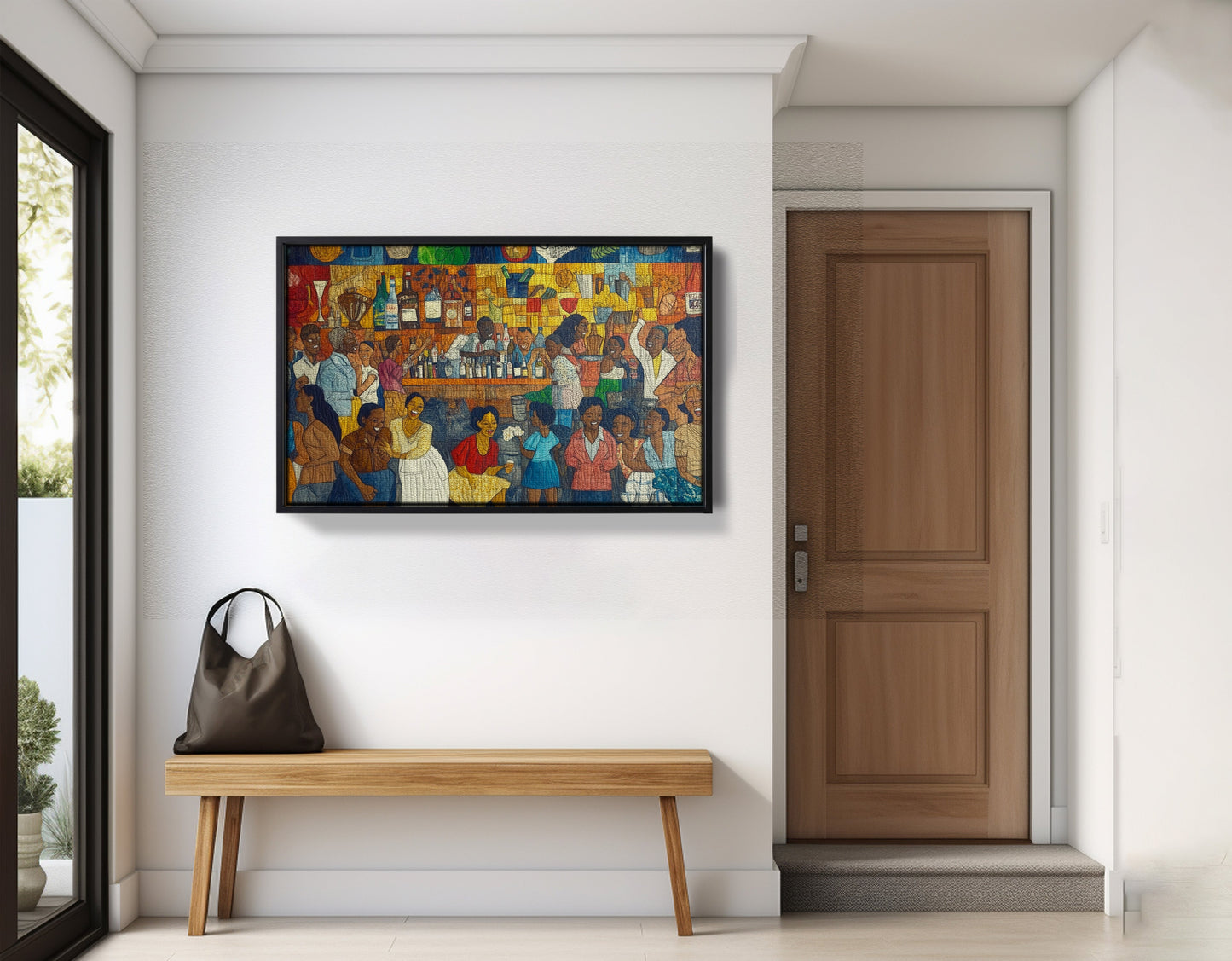 Black Community Bar Scene Black culture wall art view 29