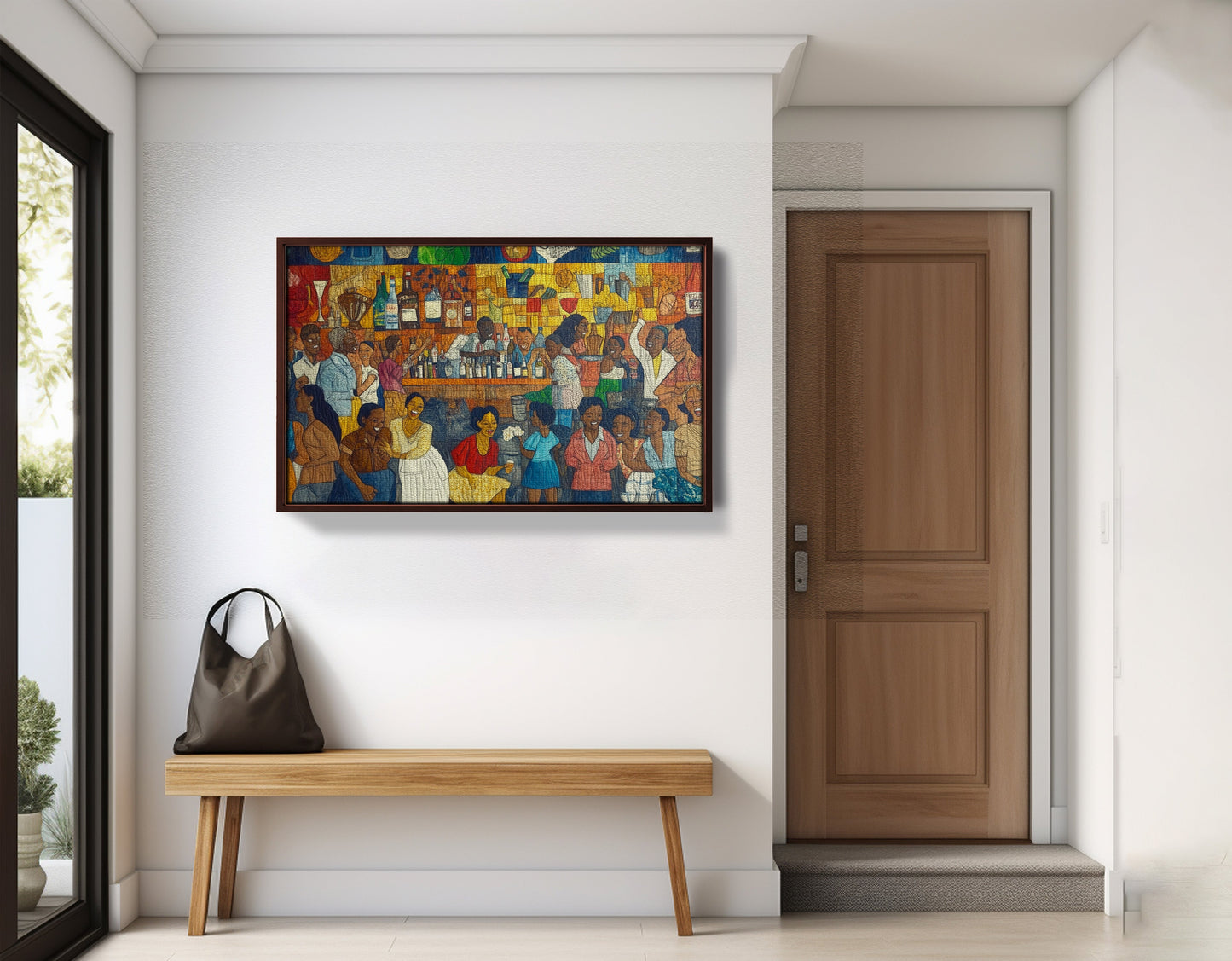 Black Community Bar Scene Black culture wall art view 35
