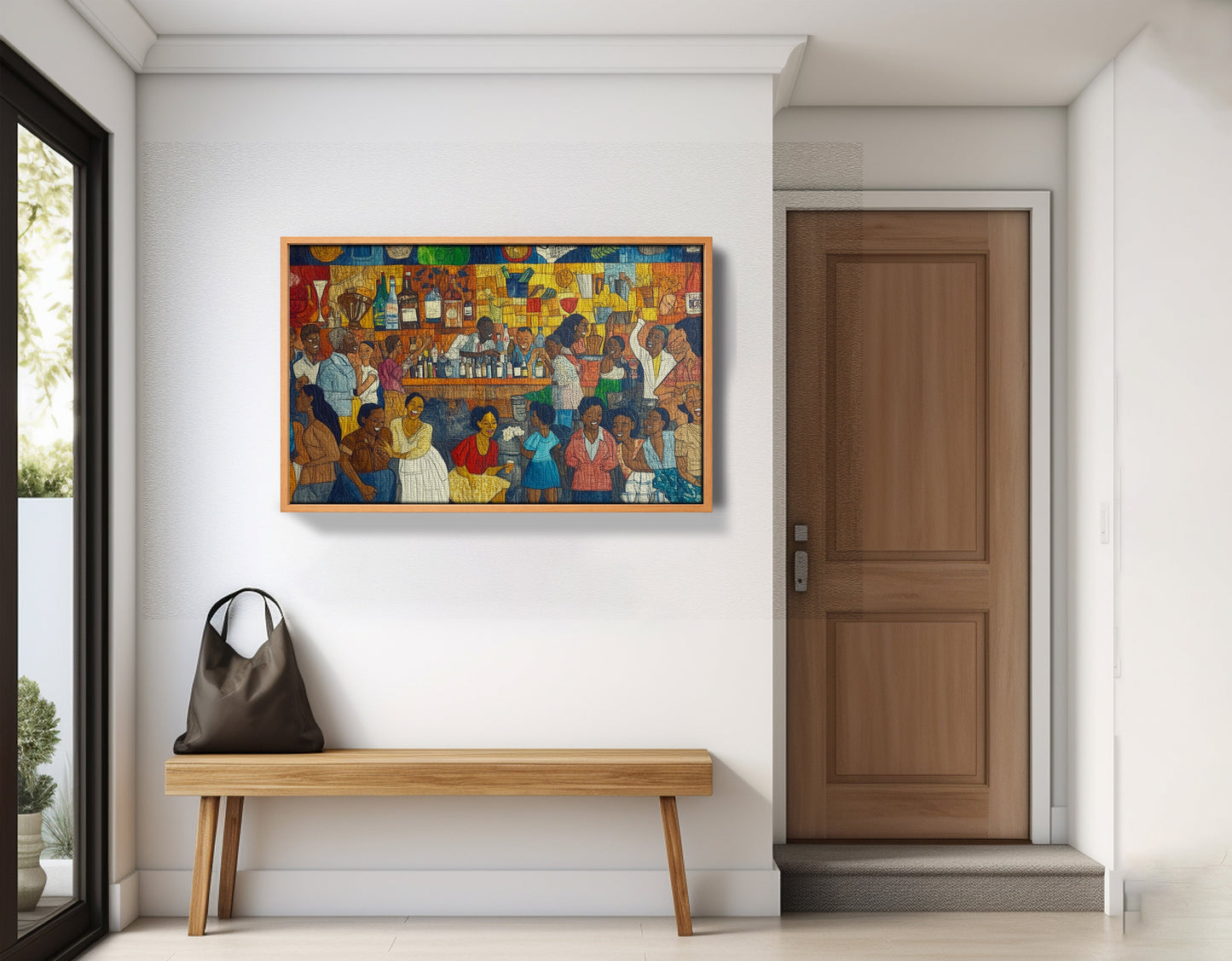 Black Community Bar Scene Black culture wall art view 47