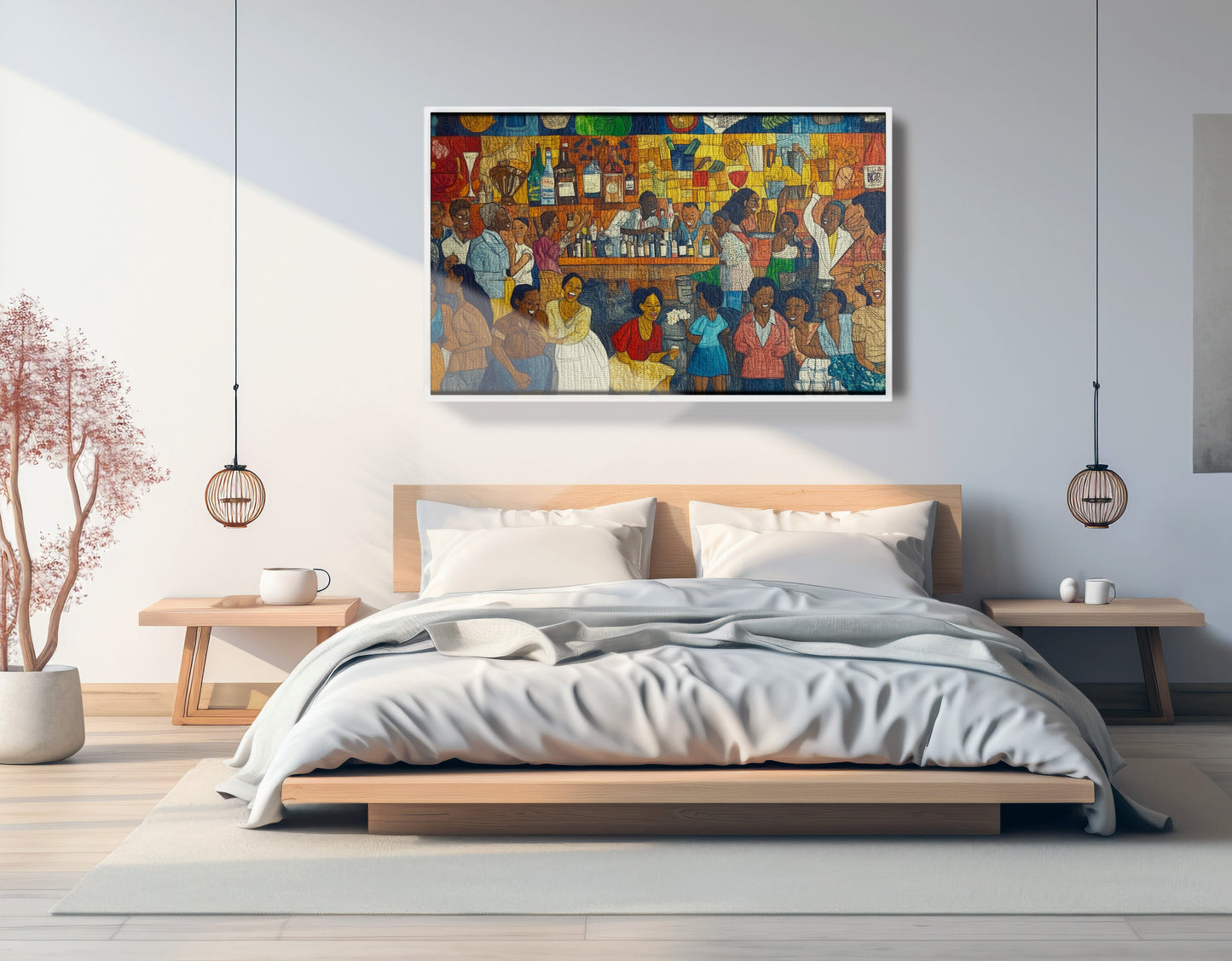 Black Community Bar Scene Black culture wall art view 63