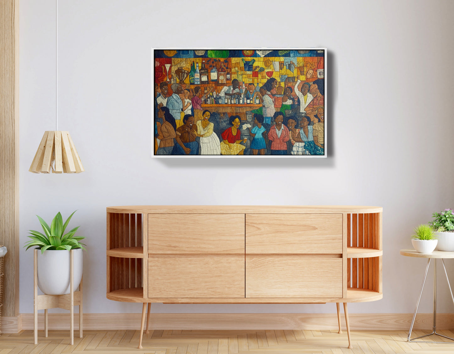 Black Community Bar Scene Black culture wall art view 62