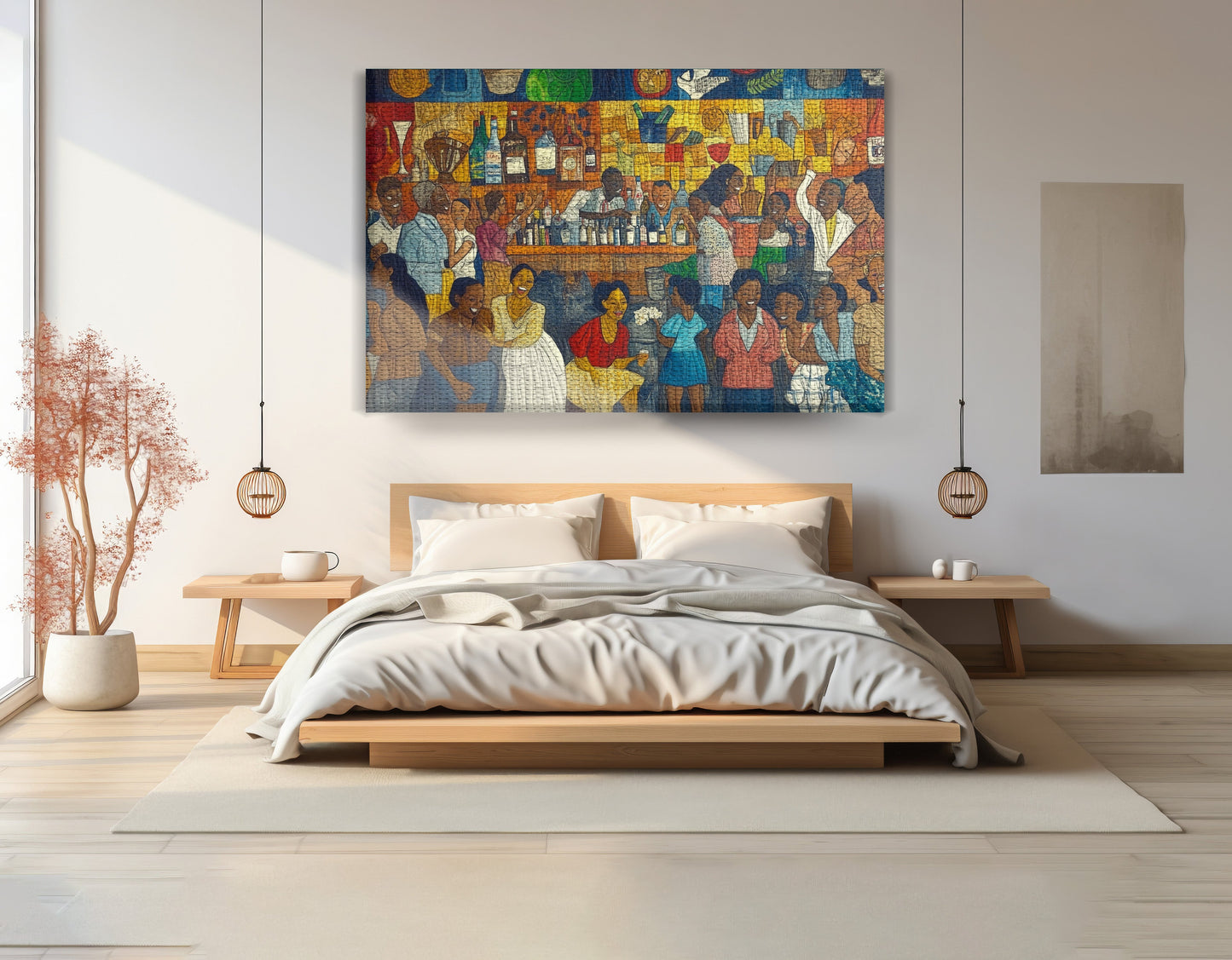 Black Community Bar Scene Black culture wall art view 15