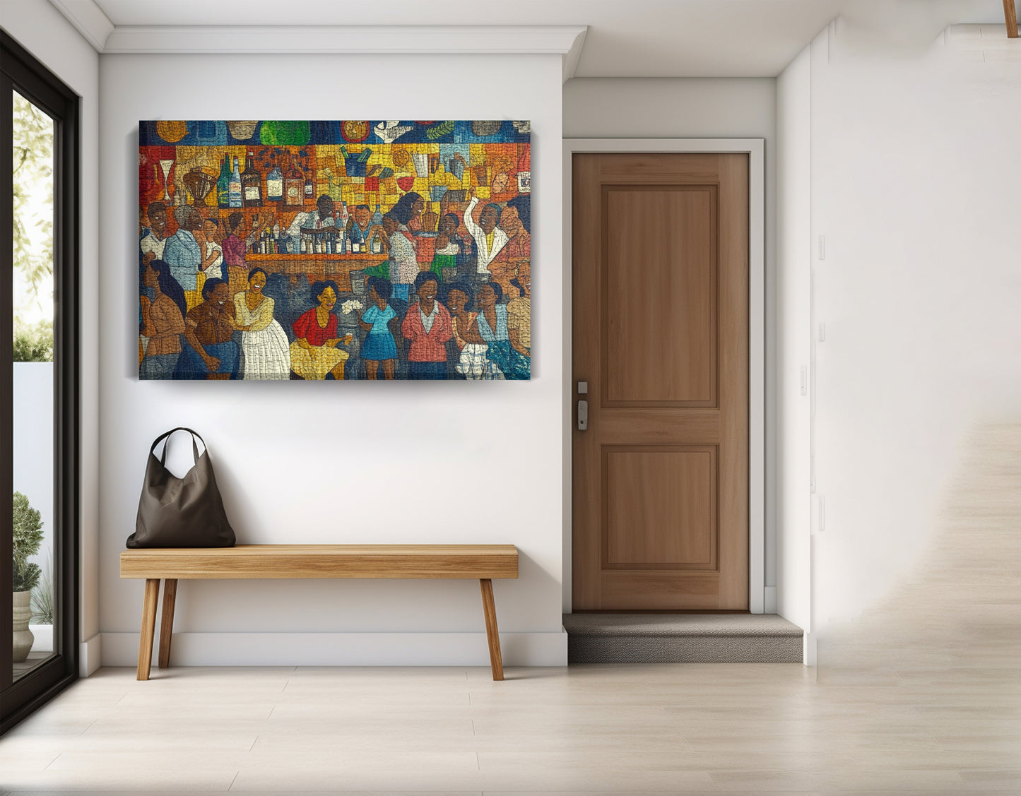 Black Community Bar Scene Black culture wall art view 17