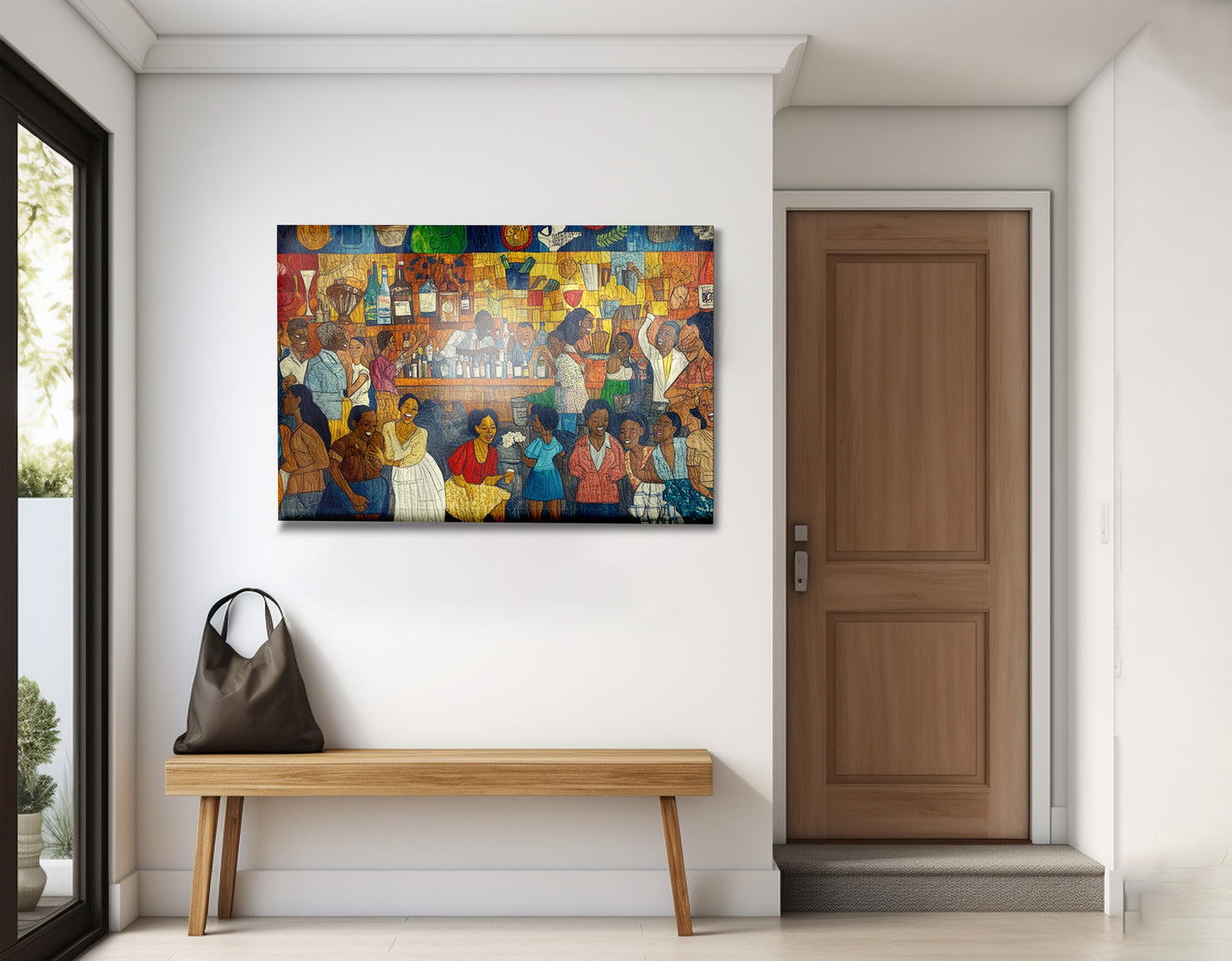 Black Community Bar Scene Black culture wall art view 23