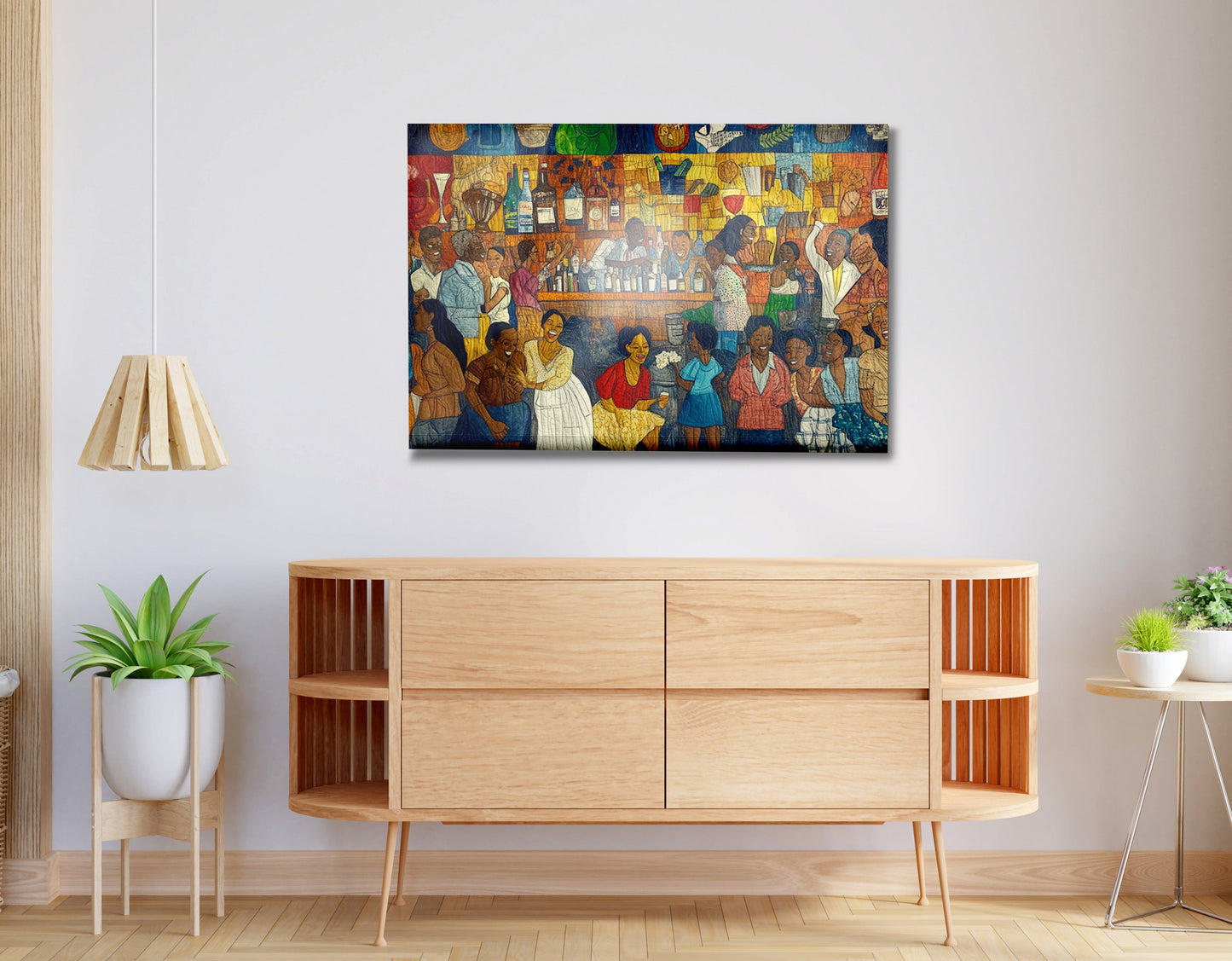 Black Community Bar Scene Black culture wall art view 20