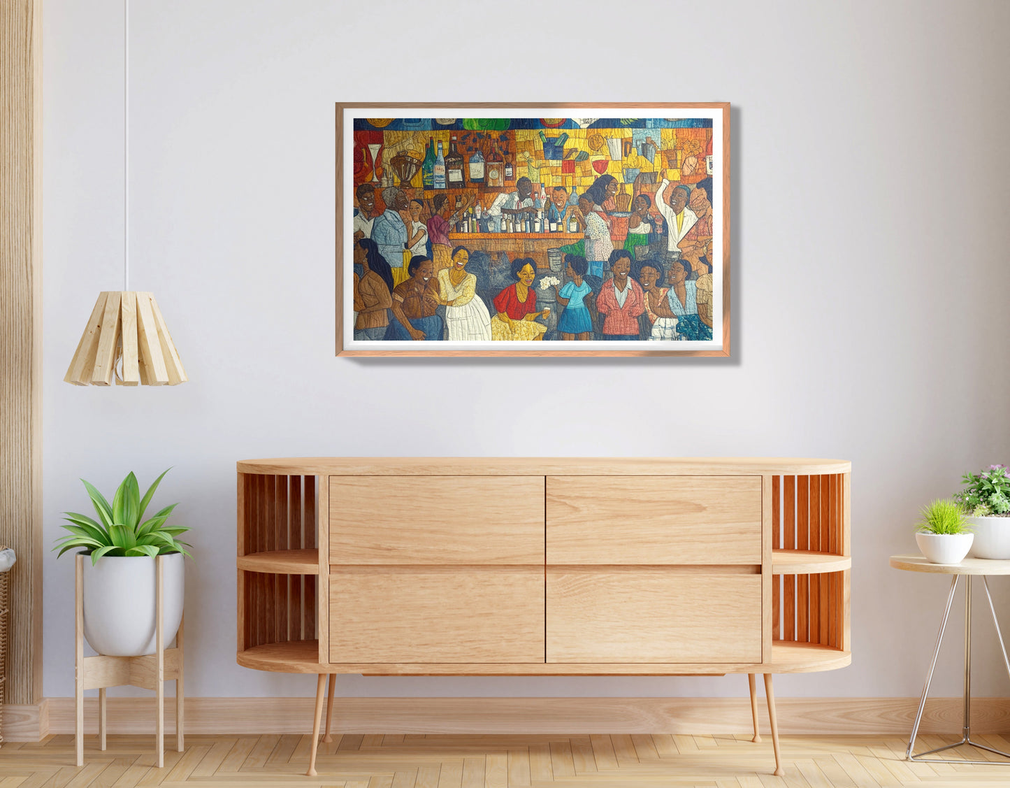 Black Community Bar Scene Black culture wall art view 80