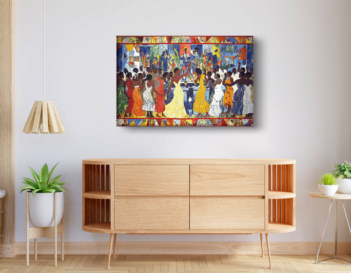 Black Celebration Dance Hall Wall Art