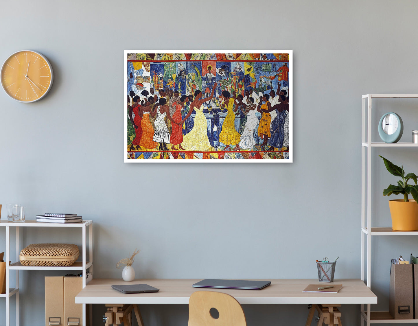 Black Celebration Dance Hall Black culture wall art print view