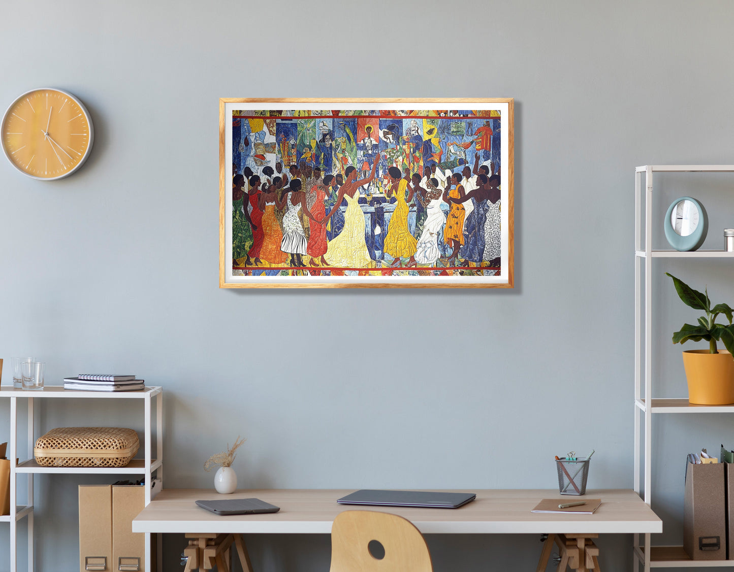 Black Community Bar Scene Black culture wall art view 78