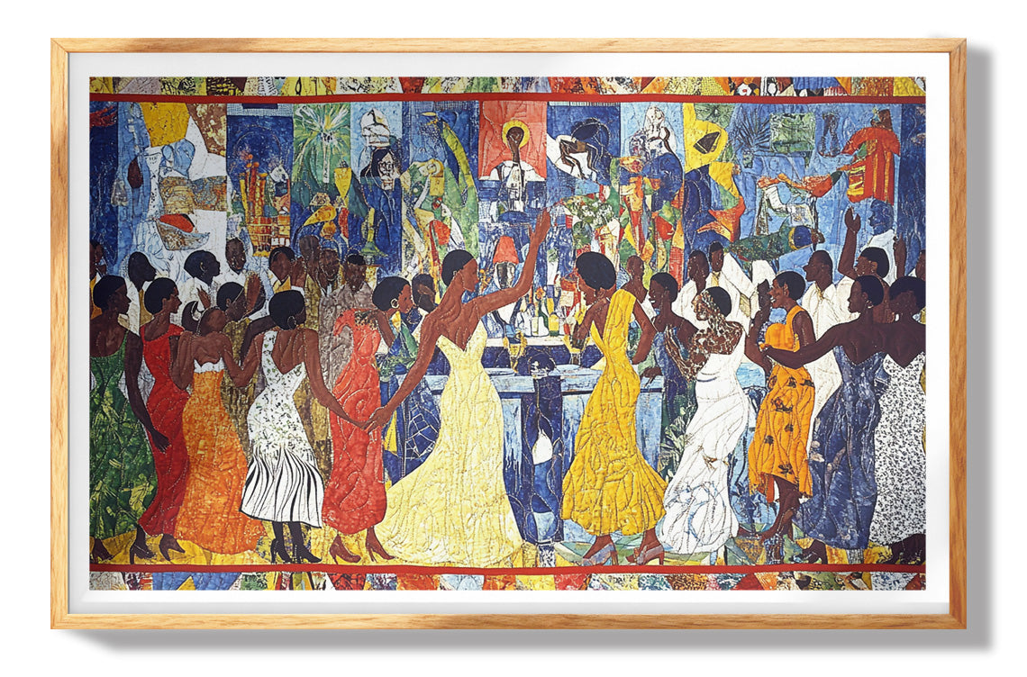 Black Community Bar Scene Black culture wall art view 73
