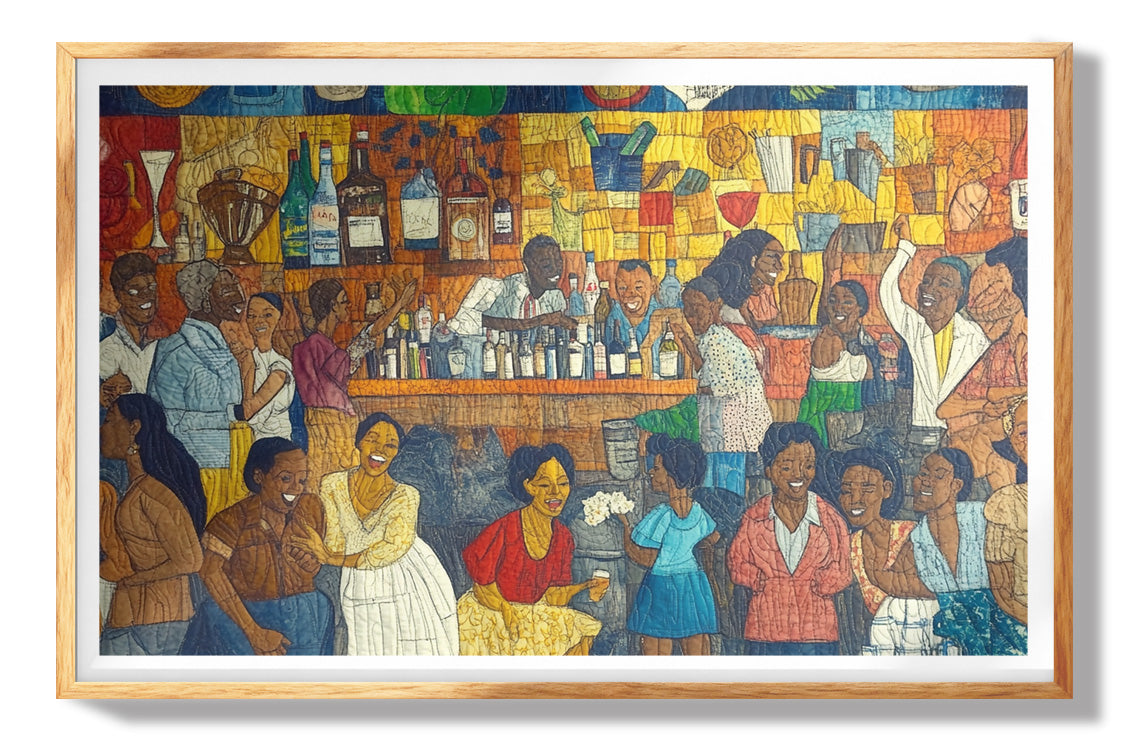Black Celebration Dance Hall Black culture wall art view 72