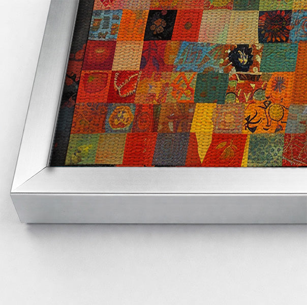 Colorful Giraffe Pattern African American canvas print view 58