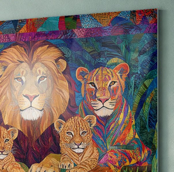 Lion Pride Jungle African American canvas print view 22