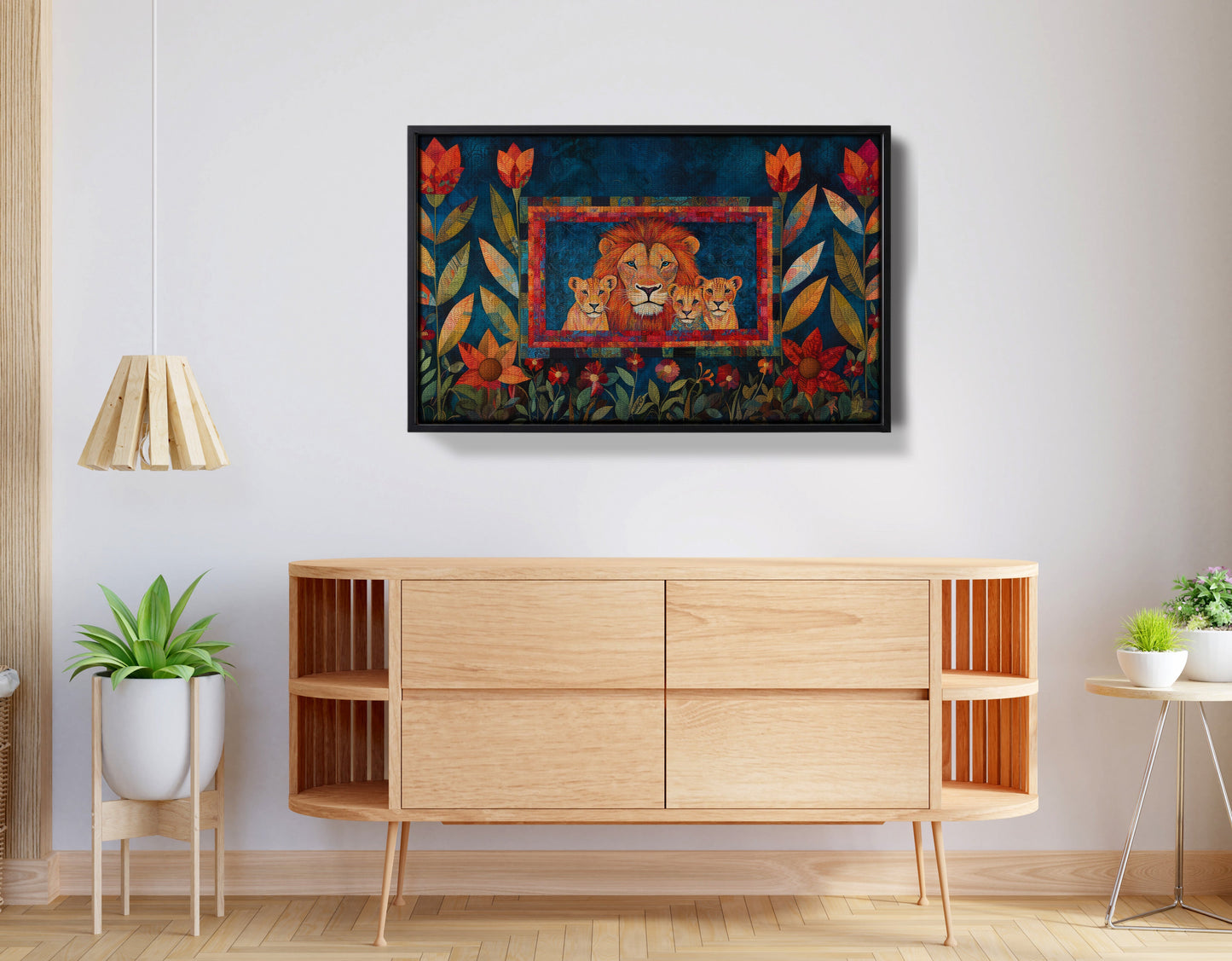 Lion Family Tropical Caribbean wall art view 26