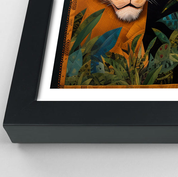 Lion Pride Jungle Black African American canvas print view 70