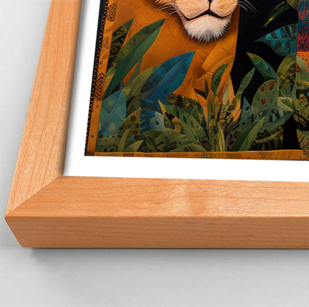 Lion Pride Jungle Black African American canvas print view 82