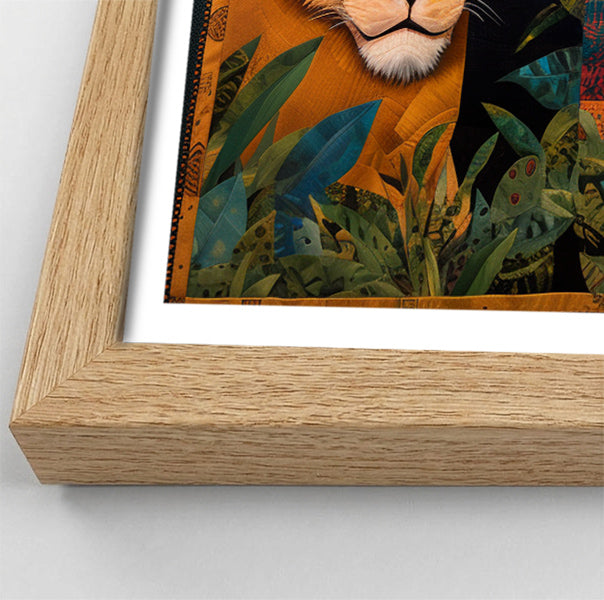 Lion Pride Jungle Black African American canvas print view 76